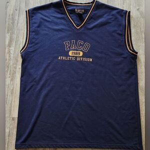 Vintage 90's Paco Jeans sweater vest shirt size‎ 2XL.